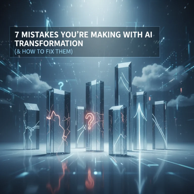 7 Mistakes You’re Making with AI Transformation (and How to Fix Them)