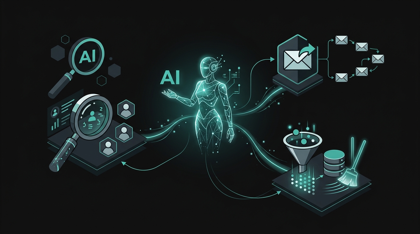 AI agent handling sales development - lead research and outreach automation