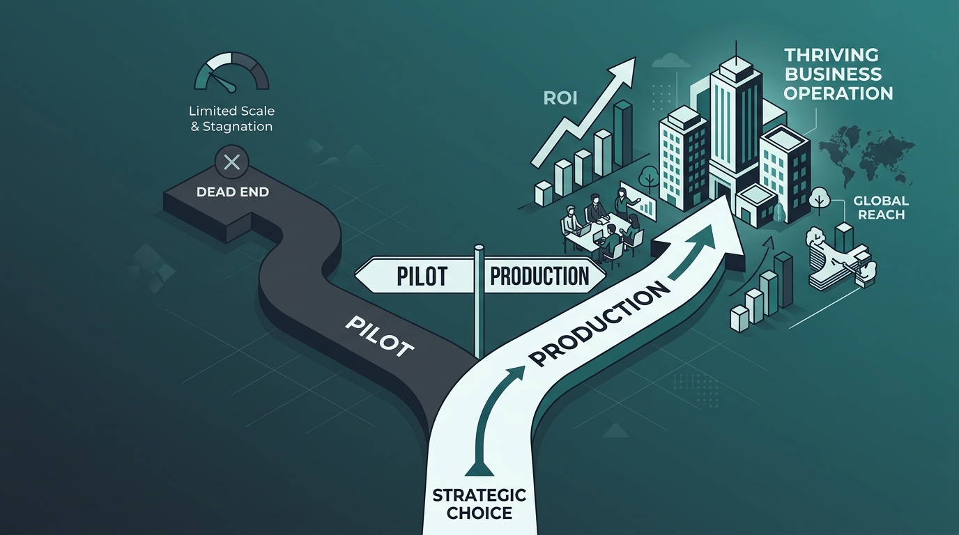 The gap between AI pilot and production deployment